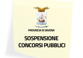 Sospensione concorsi pubblici