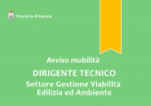 Avviso di mobilità esterna volontaria per la copertura a tempo pieno e indeterminato di n. 1 posto di "Dirigente Tecnico"