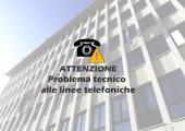 Problema tecnico linee telefoniche